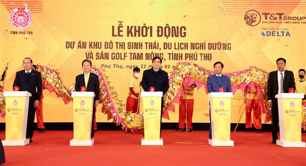 T&T Group khởi động dự án KĐT sinh thái và sân golf gần 500 ha tại Phú Thọ 